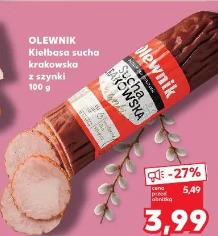 Olewnik Kiełbasa sucha krakowska z szynki