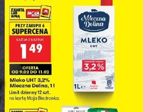 Mleko UHT 3,2% Mleczna Dolina
