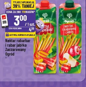 Nektar rabarbar i rabar jabłko Zaczarowany Ogród