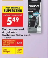 Zestaw maszynek do golenia z ostrzami Skino