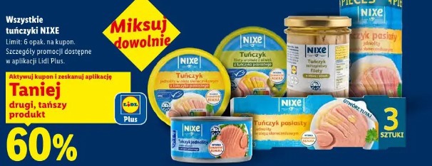 Wszystkie tuńczyki NIXE