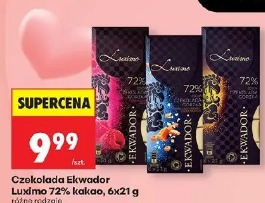 Czekolada Ekwador Luximo 72% kakao