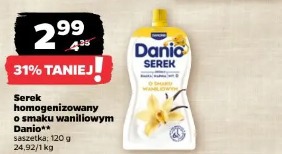 Serek homogenizowany o smaku waniliowym Danio