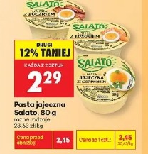 Pasta jajeczna Salato