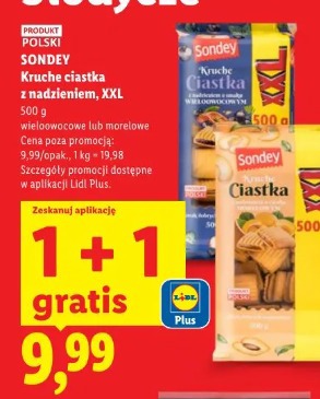 Sondey Kruche ciastka z nadzieniem, XXL