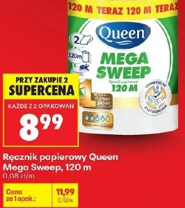 Ręcznik papierowy Queen Mega Sweep, 120 m