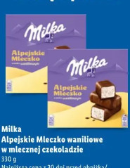 Milka Alpejskie Mleczko waniliowe w mlecznej czekoladzie