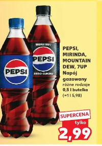 Pepsi, Mirinda, Mountain Dew, 7up napój gazowany