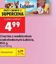 Ciastka z nadzieniem czekoladowym Lubisie