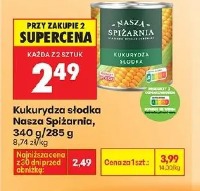 Kukurydza słodka Nasza Spiżarnia