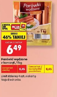 Parówki wędzone z kurcząt