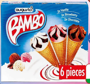 Lody rożek multipack Bambo