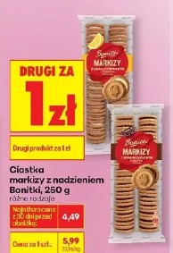 Ciastka markizy z nadzieniem Bonitki