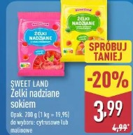 Sweet Land Żelki nadziane sokiem