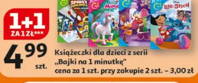 Książeczki dla dzieci z serii Bajki na 1 minutę