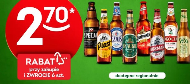 Piwo Specjal, Piast, Brackie, Zajazd, Królewskie, Bosman, Okocim, Lech Pils
