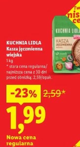 Kuchnia Lidla Kasza jęczmienna wiejska