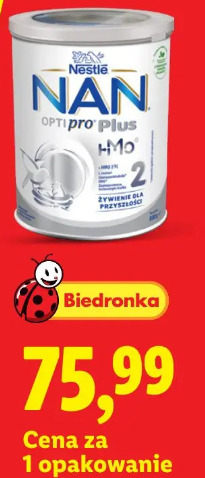 Nan Optipro Plus 2 mleko następne po 6 m-cu Nestlé