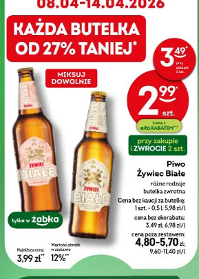 Piwo Żywiec Białe