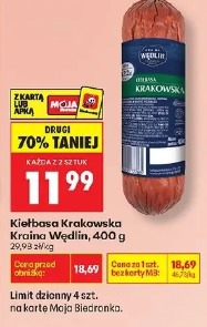 Kiełbasa Krakowska Kraina Wędlin