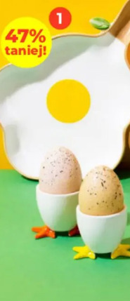 Talerzyk w kształcie jajka z rączką