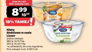 Filety śledziowe w sosie Lisner
