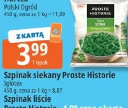 Szpinak siekany Proste Historie Iglotex