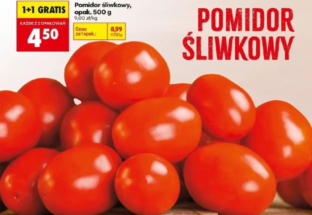 Pomidor śliwkowy 500g