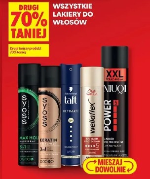 Lakiery do włosów