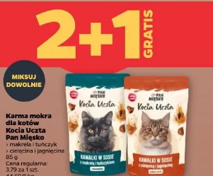 Karma mokra dla kotów Kocia Uczta Pan Mięsko