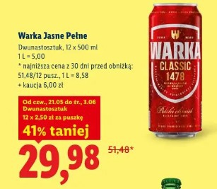 Warka Jasne Pełne