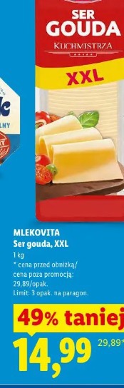 Mlekovita Ser gouda, XXL