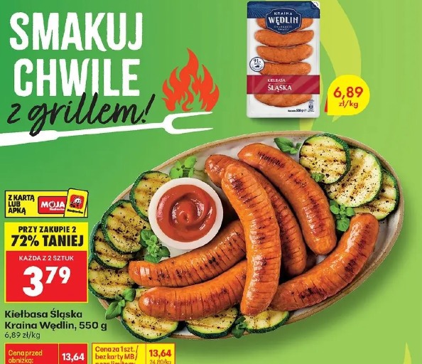 Kiełbasa Śląska Kraina Wędlin