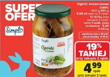 Ogórki konserwowe Simpl