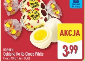 Roshen Cukierki Ko Ko Choco White