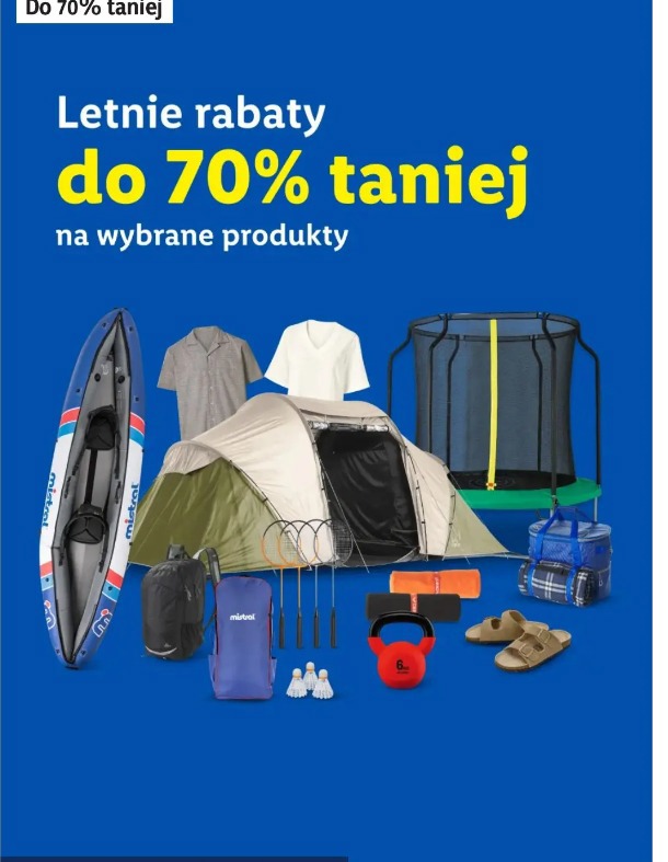 Letnie rabaty do 70% taniej na wybrane produkty