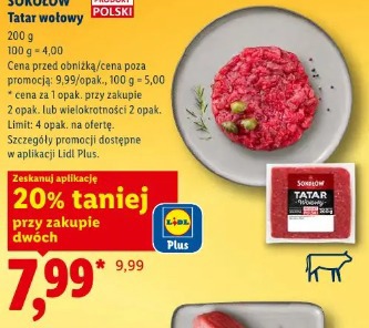 Sokołów Tatar wołowy