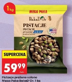 Pistacje prażone solone Mega Paka BakaD'Or