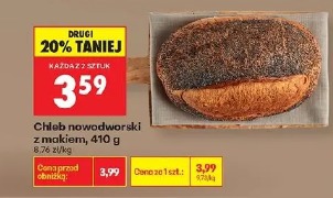 Chleb nowodworski z makiem