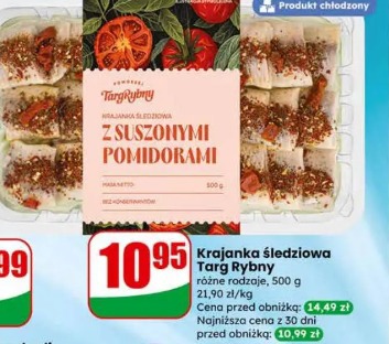 Krajanka śledziowa Targ Rybny z suszonymi pomidorami