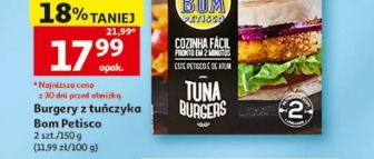 Burgery z tuńczyka Bom Petisco