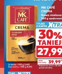 MK Cafe Crema Kawa mielona