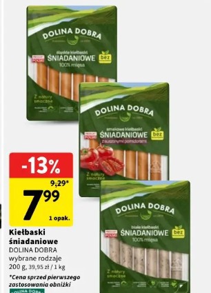 Kiełbaski śniadaniowe Dolina Dobra