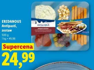 Eridanous Antipasti, zestaw