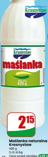 Maślanka naturalna Krasnystaw