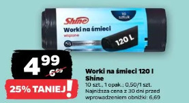 Worki na śmieci 120 l Shine