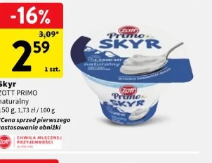 Skyr Zott Primo naturalny