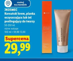 Jkosmec Koreański krem, pianka oczyszczająca lub żel peelingujący do twarzy