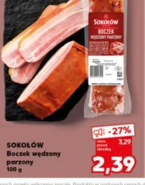 Sokołów Boczek wędzony parzony