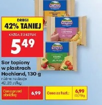 Ser topiony w plastrach Hochland